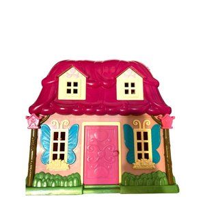 Lil' Woodzeez playhouse cottage pink white